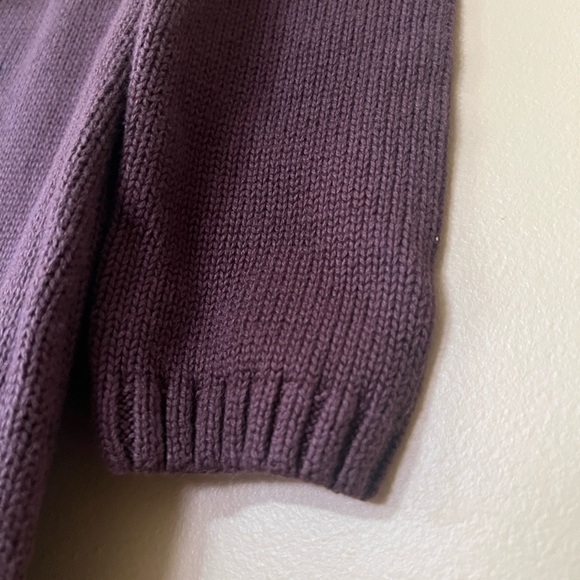 Gymboree Purple Knit Dress with Sunflower Design - Picture 5 of 11